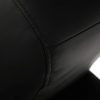 Biter U fekete ökobőr U alakú ágyazható ülőgarnitúra ágyneműtartóval jobbos 330x215/153x88 cm