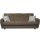 Milo háromszemélyes barna szövet kanapé, ágyazható 221x91x90 cm