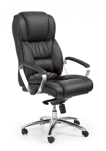 FO88 fekete bőr irodai szék