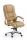 FO89 világosbarna bőr irodai szék