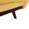 Arkadia mustár szövet kinyitható kanapé 200x85x85 cm 