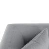 Broken szürke szövet kanapé balos kivitel 144x76x67 cm