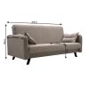 Primo bézs ágyazható kanapé 206x107x100 cm