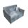 Alana ágyazható világoszürke szövet kanapé