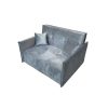 Alana ágyazható világoszürke szövet kanapé