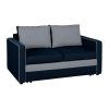 Dada világoskék/kék szövet ágyazható kanapé ágyneműtartóval  153x93x90 cm