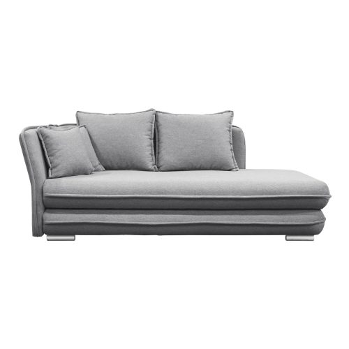 Lamba szürke kanapé tárhellyel, balos  220x110x85/100 cm