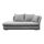 Lamba szürke kanapé tárhellyel, jobbos  220x110x85/100 cm