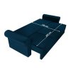 Smoky ágyazható kanapé kék szövet 255x93x90 cm