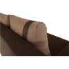 Bolivia csokoládé/világos barna kanapé ágyfunkcióval és ágyneműtartóval 200x105x88 cm