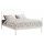 Fém ágy, ráccsal,(fehér), 140x200, BEHEMOTH