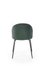 K314 zöld étkezőszék/fotel