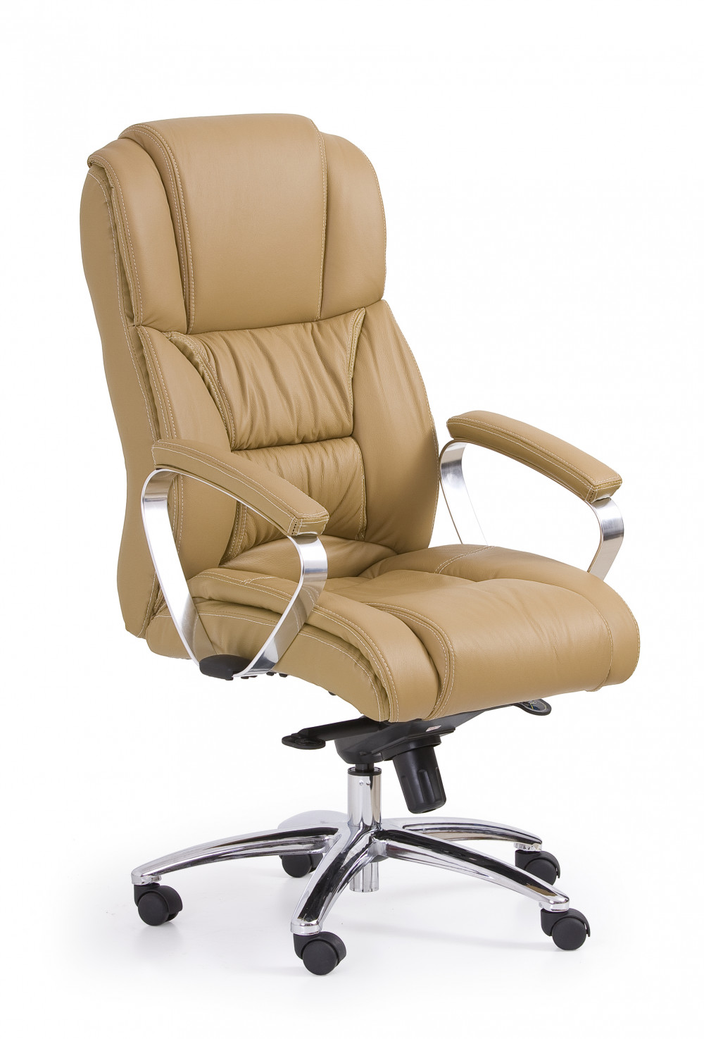 FO89 világosbarna bőr irodai szék