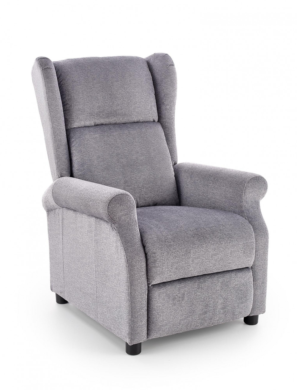 AG19 M dönthető fotel masszázsfunkcióval, szürke színben